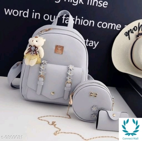 . Leather Backpack  Bag